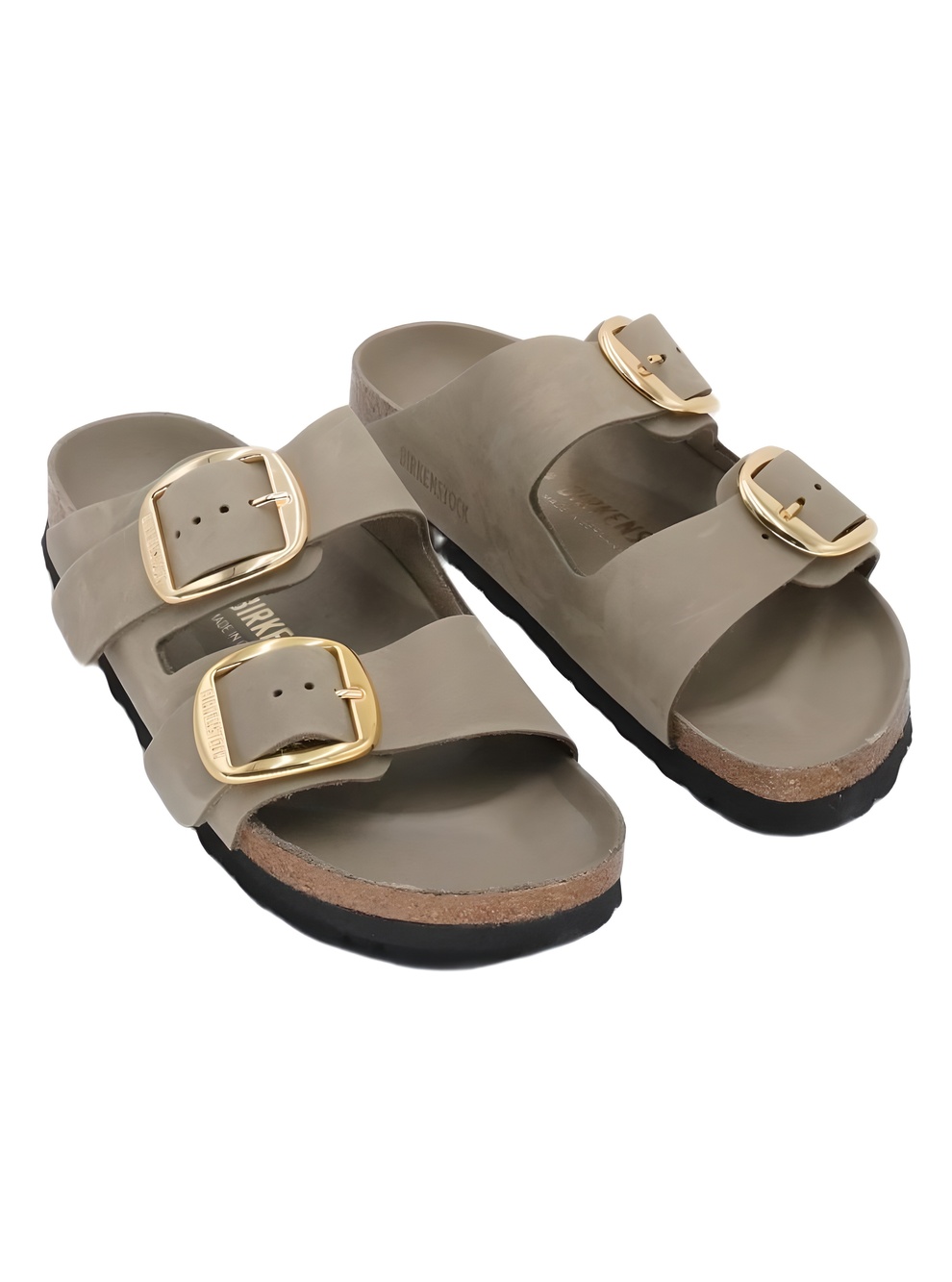 Birkenstock Arizona Big Buckle Tobacco Brown Oiled Leather Sandals Size 6